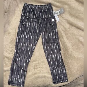 Stylish Black and White Patterned Leggings